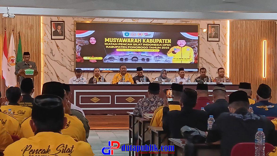 Miseri Efendy Resmi Pimpin IPSI Ponorogo Periode 2025-2029 - Duta Publik